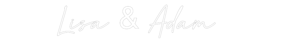 Custom Neon: Lisa & Adam