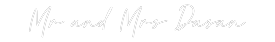 Custom Neon: Mr and Mrs Da...