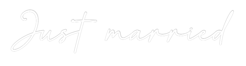 Custom Neon: Just married