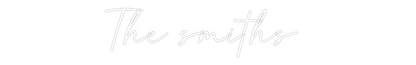 Custom Neon: The smiths