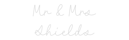 Custom Neon: Mr & Mrs
Shi...