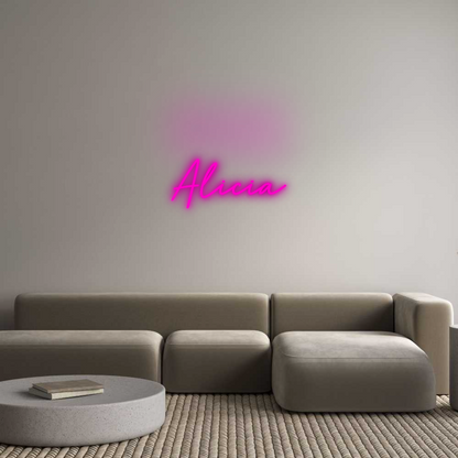 Custom Neon: Alicia