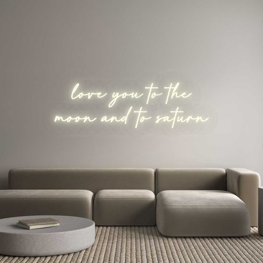 Custom Neon: love you to t...