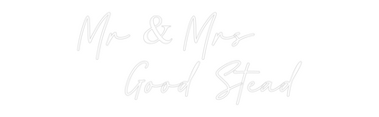 Custom Neon: Mr & Mrs 
  ...