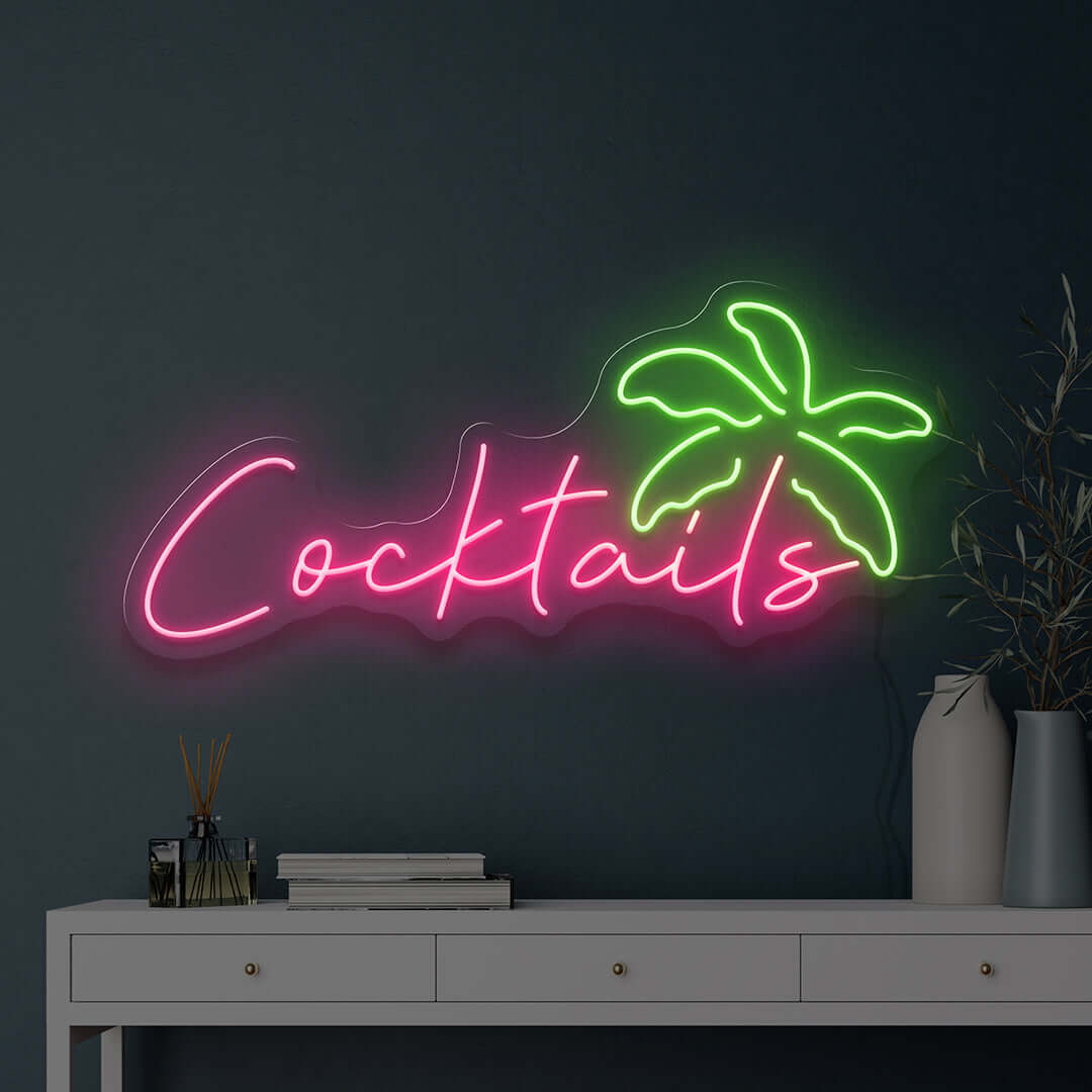 Cocktails Neon Sign