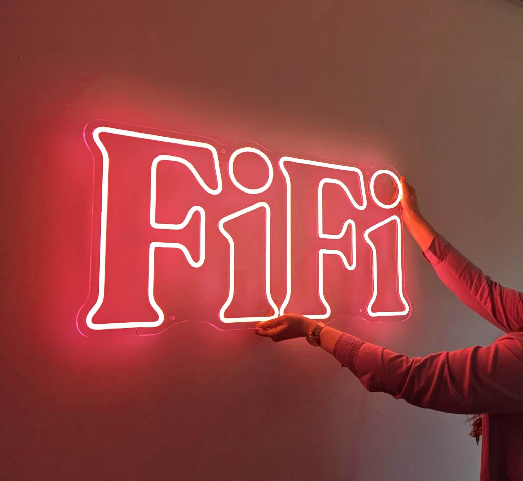 logo neon sign