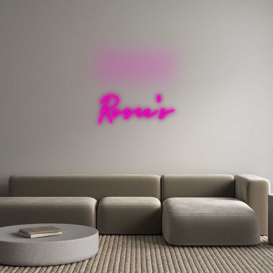 Custom Neon: Rosie's