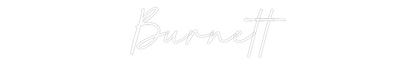Custom Neon: Burnett
