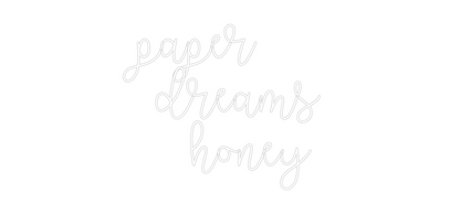 Custom Neon: paper 
  dre...