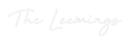 Custom Neon: The Leemings