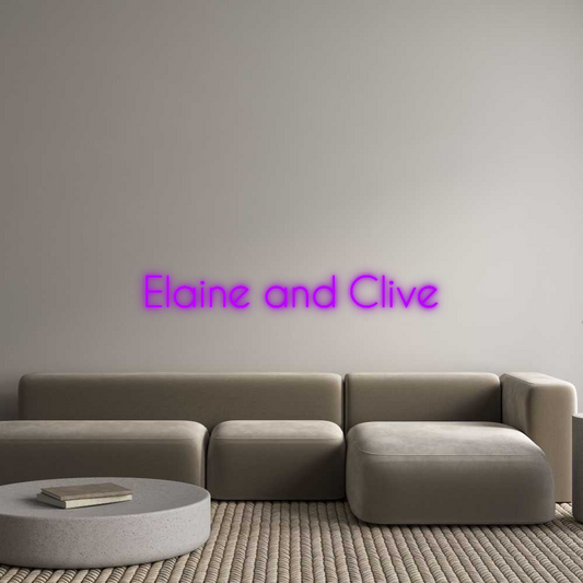 Custom Neon: Elaine and Cl...