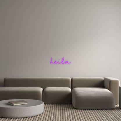 Custom Neon: Leila