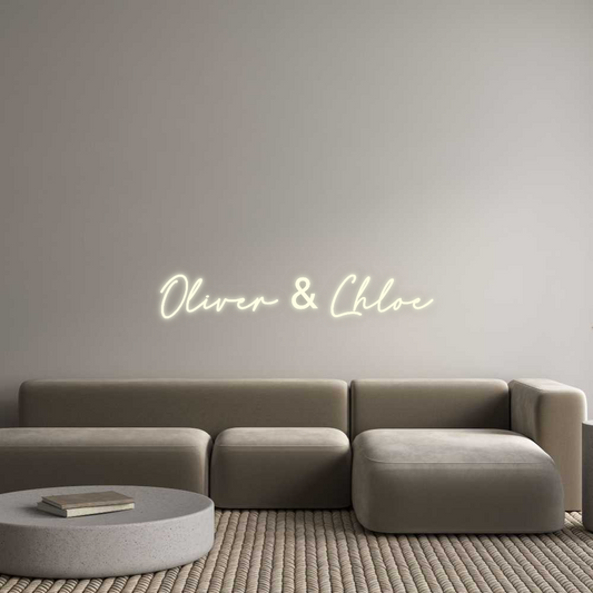 Custom Neon: Oliver & Chloe