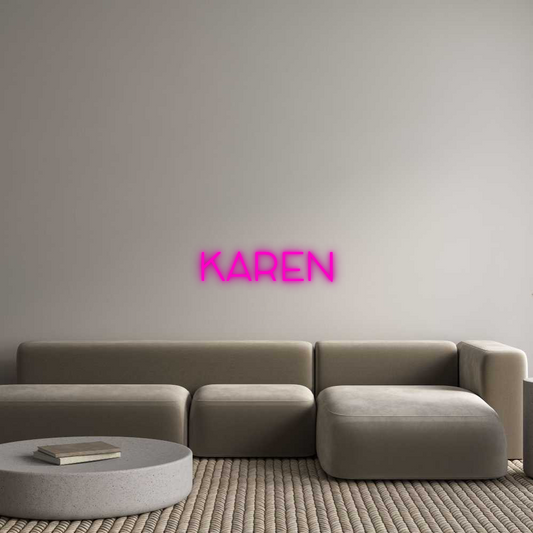 Custom Neon: KAREN