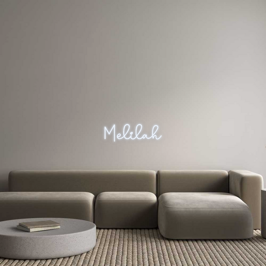 Custom Neon: Melilah