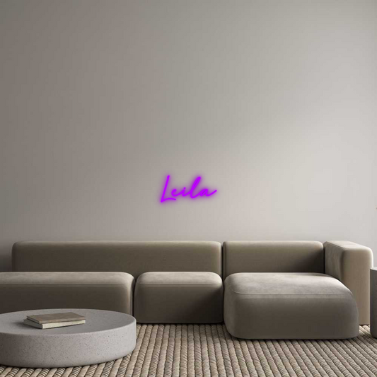 Custom Neon: Leila