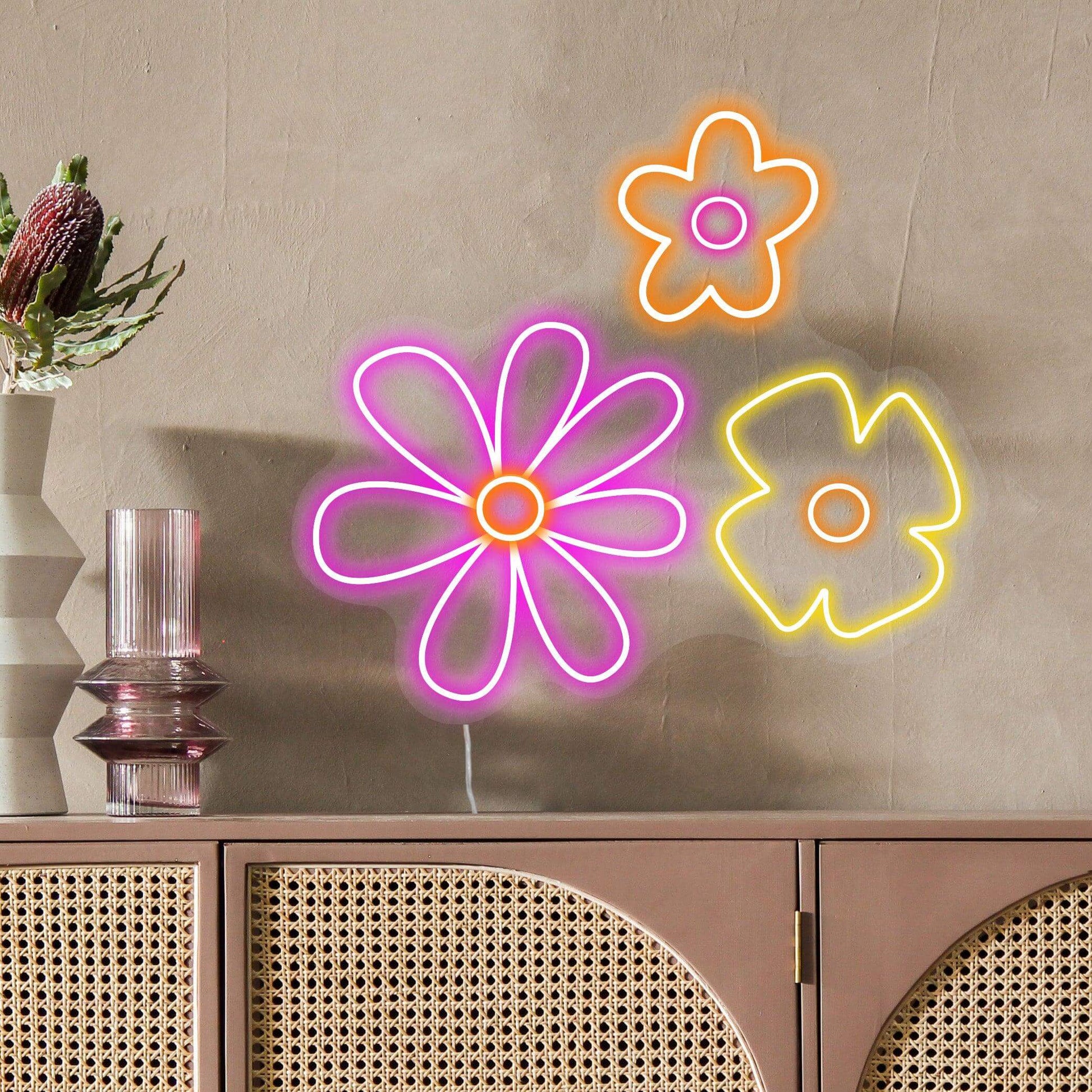 FLOWER WALL - Little Rae Neon Signs