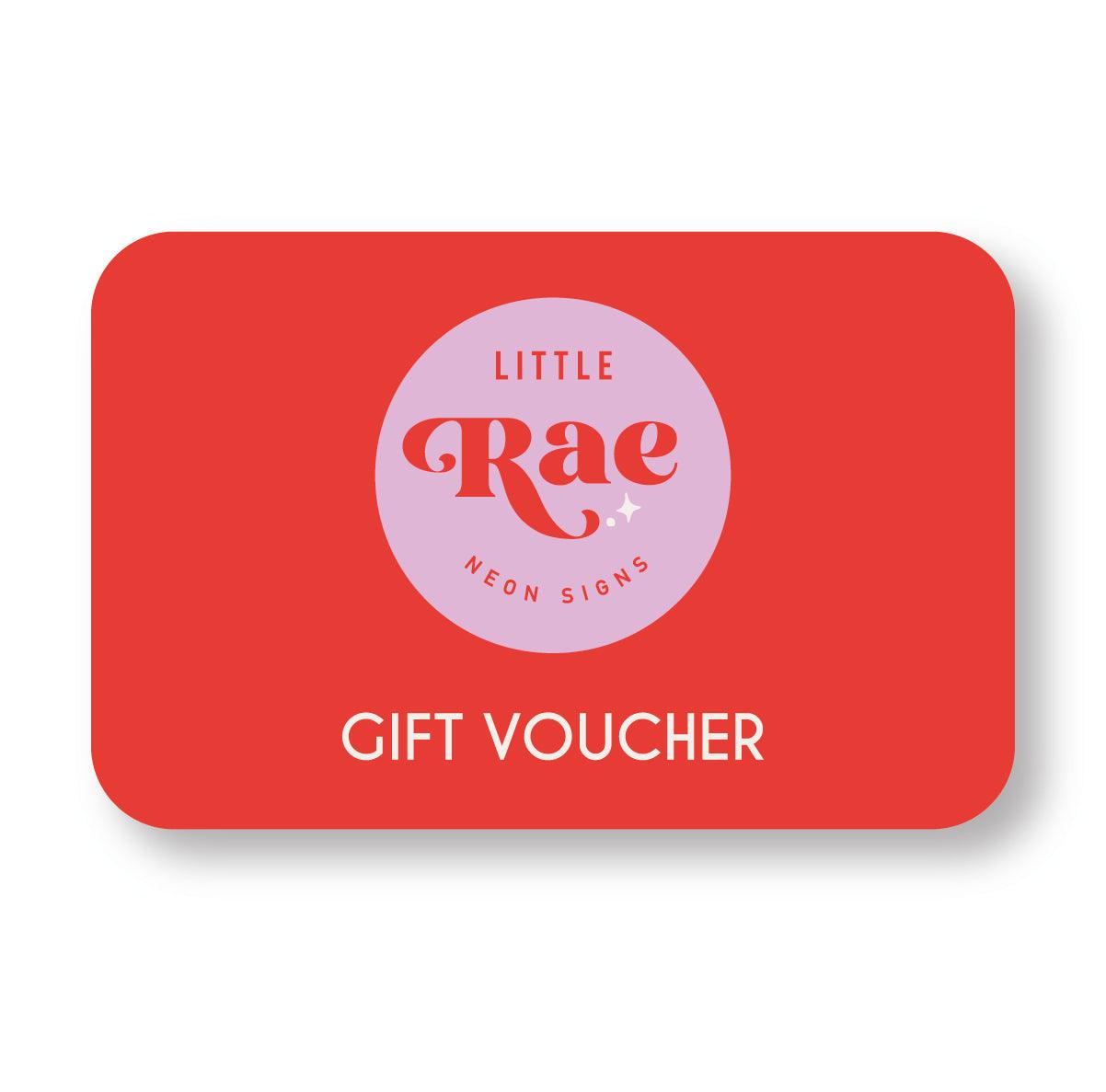 Little Rae Gift Card - Little Rae Neon Signs
